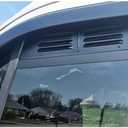Aluminum Front Door Window Vents (Pair) for Ford Transit Van 2015-2026, Keeps Bugs Out Let Breeze in,Black