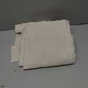 NICETOWN Linen Flax Semi Sheer Curtains 72" Length, Grommet Window Treatments Privacy Added with Light Penetration Vertical Drapes for Loft/Home Office, Natural, W55 x L72, 2 Panels