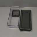 Mueller Pro-Series 10-in-1, 8 Blade Vegetable Chopper, Onion Mincer, Cutter, Dicer, Egg Slicer with Container, French Fry Cutter Potatoe Slicer, Home Essentials & Kitchen Gadgets, Salad Chopper (8 Blade, White Sand/Gray)