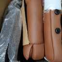 Kensaker Executive Leather Office Chair, Computer Chair with Thick Cushion & Lumbar Support, Ergonomic Desk Chair with Adjustable Headrest & Armrests,Brown