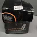 Silent Basketball Size 7 (29.5")  Grooved Airless Indoor Basketball for Quiet Dribbling and Indoor Training, Pro PU Foam Ball  Real Feel Higher Bounce Quieter (Orange)