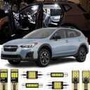 8 Pieces LED Interior Lights Kit Replacement for Subaru XV Crosstrek 2013 2014 2015 Crosstrek 2016 2017 2018 2019 2020 2021 2022 White Interior LED Bulb Package + License Plate Light, Install Tool
