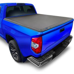 Tyger Auto T3 Soft Tri-fold Truck Bed Tonneau Cover Compatible with 2014-2021 Toyota Tundra | 6.5' (79") Bed | TG-BC3T1433, Black