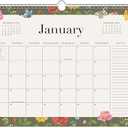 Jotsome Wall Calendar 2026, Monthly Wall Calendar From Now to December 2026 14.2x11.2 inch Wall Decoration for Home and Office, Easy Organizing, Gift for the Holidays (Florals)