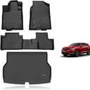 KELCSEECS Floor Mats & Cargo Liner Custom for Acura RDX 2016 2017 2018,All Weather Protection TPE Floor Liners Front& Rear Row Full Set RDX Accessories Black