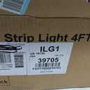 DAKASON 4FT LED Linear Light Fixture, 4 Foot LED Shop Lights 40/32/24W 35/40/5000K CCT Selectable, 4Feet Commercial Bay Lighting Fluorescent Tube Replacement for Office Garage 4 Pack