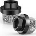 Nuanchu 2 Pcs Hose Inlet Strainer Filter Suction Strainer Garden Screen Garden Hose Pump Inlet Sprayer Filter 3/4 7/8 Thread for Sprayer 390 395 495(Inner Diameter, for UN/UNF Standard 3/4)