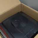 LoopTone Vinyl Record Player 9 in 1 3 Speed Bluetooth Vintage Turntable CD Cassette Player AM/FM Radio USB Recorder Aux-in RCA Line-Out (Black Edition)