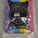 ROSROME for iPad Air 13 Inch Case M4 / M3 / M2 (2026/2025 / 2024), Heavy Duty Shockproof Protective Case with Screen Protector, 360° Rotating Stand, Hand/Shoulder Strap and Pen Holder