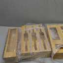 Bamboo Storage Bag Organizer, with Foil, Wax, and Plastic Wrap cutter, 9 in 1