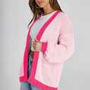 Cakulo Womens Oversized Chunky Cardigan Sweaters Open Front Long Cardigans Fall Coatigan 2025 Knit Sweater Coats (Large)