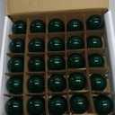 Novelty Lights 25 Pack G40 Green Outdoor Globe Bulbs, Light Bulbs Glass Incandescent Bulbs with 3000 Hour Lifespan, Globe String Lights Replacement Bulbs