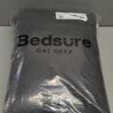 Bedsure Cotton Duvet Cover Set - 100% Cotton Waffle Weave Charcoal Duvet Cover Oversized King Size, GentleSoft and Breathable Bedding Set for All Season, 3 Pieces, 120"x98"