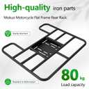 Mokuo Motrcycle Scooter Delivery Rack in Heavy Iron Materialc,43cm x 53cm
