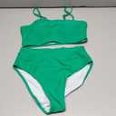 Pink Queen Women's Removable Strap Wrap Pad Cheeky High Waist Bikini Set Swimsuit Medium