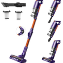 Whall Cordless Vacuum Cleaner, Upgraded Strong Suction Brushless Motor Cordless Stick Vacuum Cleaner, Lightweight Handheld Vacuum for Home Pet Hair Carpet Hard Floor, up to 55mins Runtime,Blue