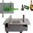 Deruilong Electric Bottle Cutter, Glass Bottle Cutter, Glass Cutter, Stain Glass Cutter Stone Cutter Brittle and Hard Materials Cutter Trim Saw - Rock, Stone, Glass Cutting, Trimming, Sawing Machine
