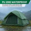 Clostnature Waterproof Camping Tent for 2 Person, 4 Person, Easy Setup Tent