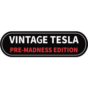 Anti Elon Vintage Pre Madness Magnet - Vinyl Coat of Arms Auto Bumper Magnet - Extra Large Size 10"x3"