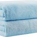 2-Pack Microfiber Bath Towels