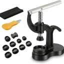 Watch Press Tool, Watch Back Press Closer with 18mm-50mm Fitting Dies, with Watch Case Open Pry Case Closer for Battery Replacement Watch Repairing
