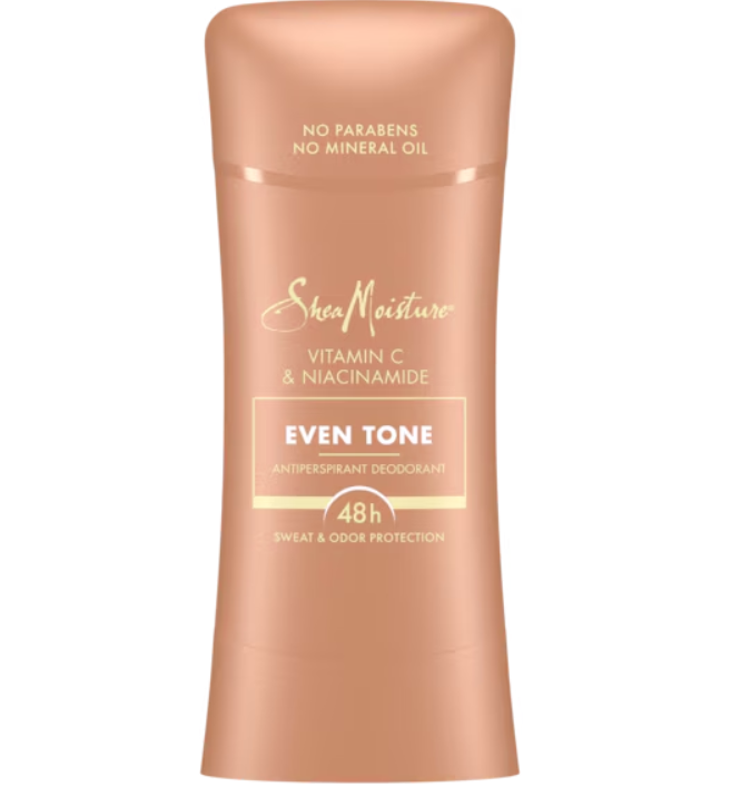 SheaMoisture Antiperspirant Deodorant Stick Even Tone Vitamin C & Niacinamide 1 Count for 48HR Sweat & Odor Protection with No Parabens & No Mineral Oil 2.6 oz