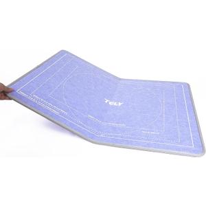 TELY Foldable Jigsaw Puzzle Board - Sturdy Hard Felt, Anti-Slip Surface, Portable & Lightweight, Fits Up to 1000 Pieces, Lavender Puzzle Mat for Table, Lap, or Puzzle Stand Use (Lavender Purple)