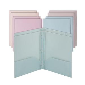Mr. Pen- Plastic Folders with Pockets and Prongs, 10 Pack, Letter Size, Colorful, Flexible Plastic Folders with Prongs