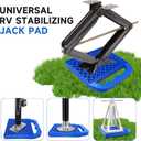 2Pack Large RV/Camper Jack Pads with The Easy-Grip Handle 8.27” W X 11.42”L Preventing Jacks from Sinking