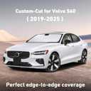 EcoNour Windshield Sunshade Compatible for Volvo S60 2019-2023 2024 2025, Sun Visor for Front Windshield & Window Sun Shade Cover, UV Heat Blocker & Protector, Car Accessories