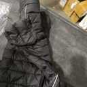 Dog Warm Jacket, 4 Legs Covered Waterproof Windproof Reflective Warm Dog Vest, Zippered Adjustable Snow Jacket for  XL Dogs, Black