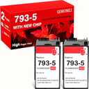 2 Pack 793-5 793 5 Ink Red Postage Ink Cartridge Replacement for Pitney Bowes 793-5 Red Ink Cartridge for DM100 DM200 DM100i DM200i DM125i DM150i and Sendpro C and Sendpro+, Red Ink, 35 ml