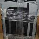 Extra Large Double Pet Carrier with Wheels for Small Dogs and All-Breed Cats, Cat Rolling Carrier for 2 Cats, Support up to 40 Lbs, Grey