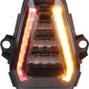 LED Integrated Tail Light for CB650R CBR650R 2024-2026 CB1000SP CB1000 HORNET SP 2025-2026, Turn Signal Blinker Brake Light Rear Lamp, Plug & Play Smoked Lens Motorcycle Taillight CB650R Accessories
