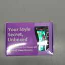 KooKaStyle Invisible Wire Hair Extensions with Transparent Wire Adjustable Size 4 Secure Clips Long Wavy Secret Synthetic Hairpiece (24 Inch, Black)