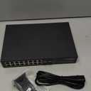 16 Port 2.5Gb Ethernet Switch Unmanaged, NICGIGA 16 Port 2.5G Network Switch, Plug & Play, Desktop or 19-inch Rack Mount, Fanless Metal Design