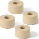 Tuanse 4 Pack 1.75 x 2 Inch Tall Round Kiln Posts High Alumina Kiln Posts Ceramic Shelf Supports for High Temperature Kilns Shelf Sturdy Firing Post