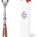 Funny Christmas Mom GiftsMoms Ice Cream ShovelIce Cream Gifts for Her Women Birthday Gifts for MotherCute Christma Presents from Daughter&Son18/8 Stainless Steel Spoon with Bakelite Handle