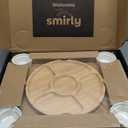 SMIRLY Charcuterie Boards Set - Large Bamboo Cheese Board Set - House Warming Gifts New Home, Wedding Gift for Couple, Bridal Shower Gift, Birthday Gifts for Women