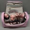 StyleVibe 6-in-1 Air Styler, Hair Dryer & Blow Dryer Brush with Travel Case - Auto Wrap Curls (L/R), Fast Drying, Thermal Round Brush for Smooth Blowouts & Frizz-Free Volume, No Heat Damage