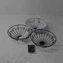 BESPORTBLE 3 Vegetable Basket Strawberry Basket Kitchen Storage Rack Plant Stand Metal Strawberry Decor Fruit Basket Wire Hanging Baskets Three Tier Basket Fruits and Vegetables