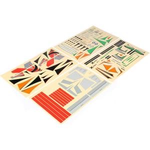 E-flite Decal Trim Sheet Set X-VERT VTOL EFL1807 Decals Trim Pilots Scale Accys