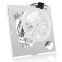 7-1/4"x7-1/8 S97012026 Bathroom Exhaust 50CFM Fan Motor Assembly Compatible with Bro-an Nu-Tone 696N-R02 B 696N-R01 B 688-K 688-J 688-H 688-G 663-G 663-H 663-J Bathroom Fan Replacement by Fetechmate
