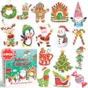 Diamond Painting Advent Calendar 2025 Girls, Adult, Women, 24pcs Diamond Art Keychains by Numbers, DIY Gem Arts and Crafts for Girls Ages 4-8, 8-12