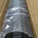Pindex Adjustable Outer Diameter 152mm(6 inch) Vacuum Hose,Flexible Adjustable Stretchable Hose Length from 600mm(23 inch) to 2133mm(84 inch) for Car Lawn Mower 69860 41882, Black