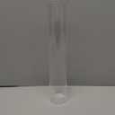 WGVI Hurricane Candle Holder Sleeve, Wide 2.5", Height 14", Clear Glass Cylinder Candleholder, Chimney Tube, Open Ended Candle Shade, 1 Piece