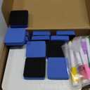 Affrolling 12 Sets Small Whiteboard Dry Erase Boards 5" x7'' Mini Double Sided Dry Erase Lap Boards with Markers Erasers Pen Holders Personal Whiteboards for Students Classroom Teacher