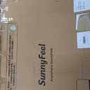 SUNNYFEEL Tall Beach Chair for Adults, High Back High Seat Folding Chair