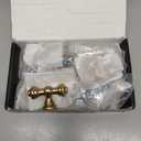 Asidrama 10 Pack Champagne Bronze Kitchen Cabinet Knobs - Brushed Brass & Gold Cabinet Hardware for Dresser Drawers