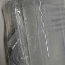 PRAKI Large Dry Food Storage Containers with Lids, 6PCS Airtight Cereal Containers Storage Set, Leak-proof Canister Set for Kitchen Pantry Organization with 20 Labels & Marker (4L Black)